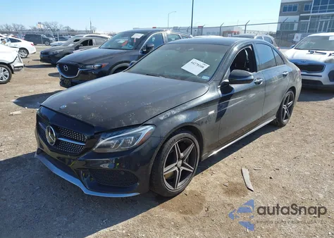 2016 Mercedes-Benz C 450 Amg 4Matic z USA, uszkodzony, nr VIN 55SWF6EB2GU128403